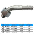Conector #10 45 Hembra O-Ring