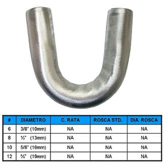 CONECTOR UNION TIPO U P-MANGUERA DE CALEFACCION #10