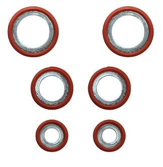 Empaque Tipo Moneda Rojo Kit De 6 Piezas