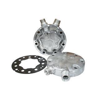 Tapa Trasera Nvo. Para Compresor Sd708, 709 Salidas O-Ring Vert.