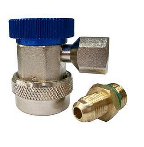 Adaptador Para Conexion De Manometro A Valvula De Servicio R134a Baja