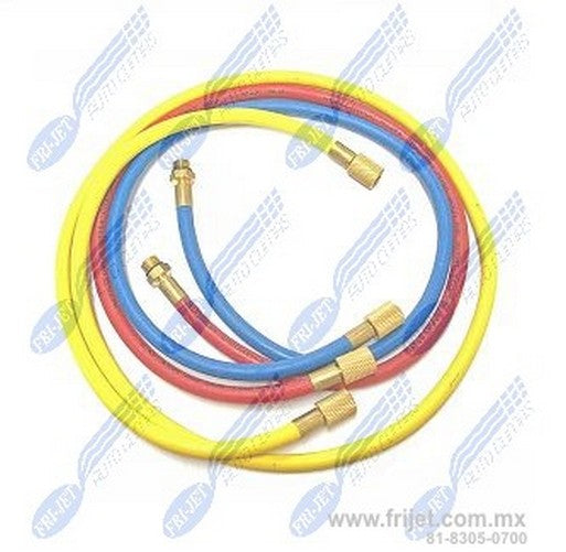 Manguera Para Manometro R134a Juego Con 3 De 36