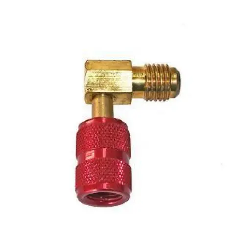 ADAPTADOR DE 1/4" MACHO FLARE A 3/16" HEMBRA FLARE DE 90o - Airmax