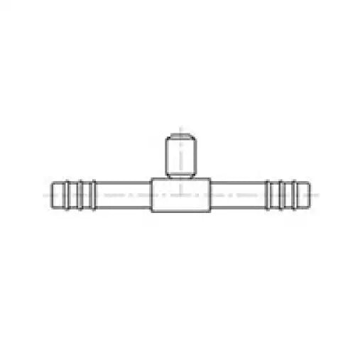 CONECTOR UNION #10 CON VALVULA SERVICIO R134a BAJA - Airmax