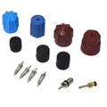 KIT TAPON PLASTICO Y VALVULA DE SERVICIO R134 - Airmax