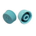 TAPON PLASTICO PARA PUERTO DE SERVICIO ALTA R134a CELESTE - Airmax