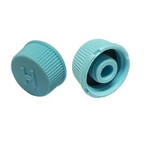 TAPON PLASTICO PARA PUERTO DE SERVICIO ALTA R134a CELESTE - Airmax