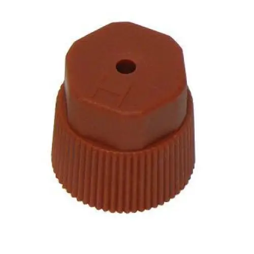 TAPON PLASTICO PARA PUERTO DE SERVICIO ALTA R134a ROJO - Airmax