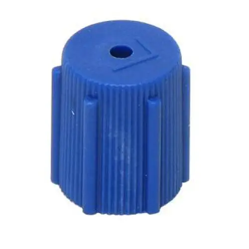 TAPON PLASTICO PARA PUERTO DE SERVICIO BAJA R134a AZUL - Airmax